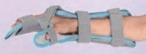 Wrist hand fingers orthosis (side opening)
